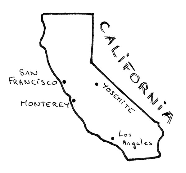 les duchats carte californie